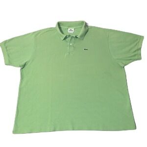 Vintage Lacoste Size 8 (XL) Classic Polo Shirt Lime Green